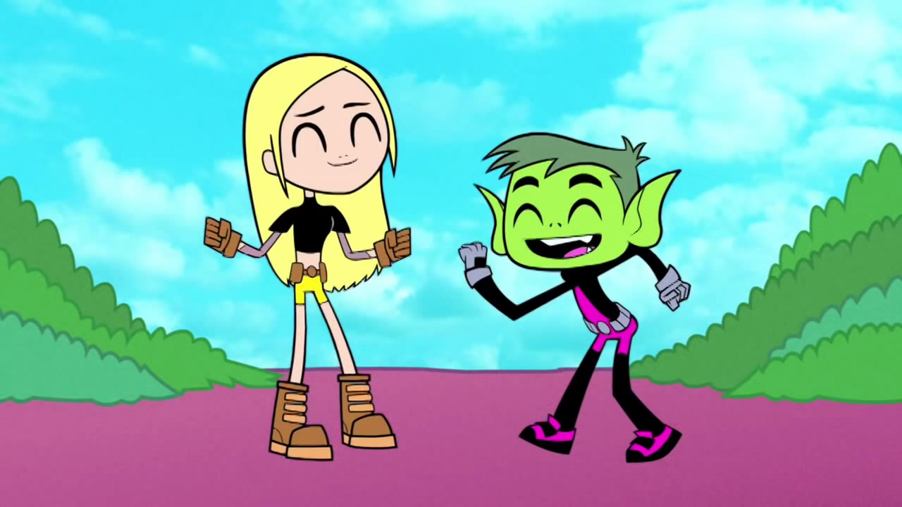 Teen Titans Terra And Beast Boy Comic