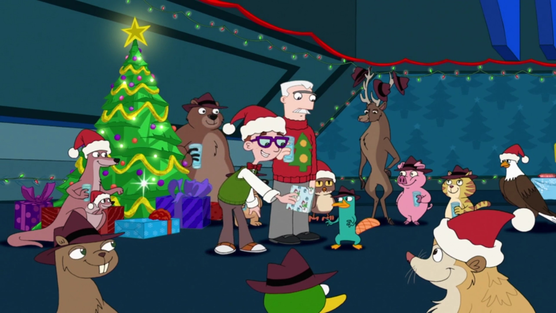 phineas and ferb christmas vacation!