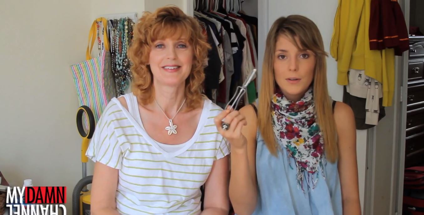 Photo of Grace Helbig  & her Mother  Theresa McGinnis