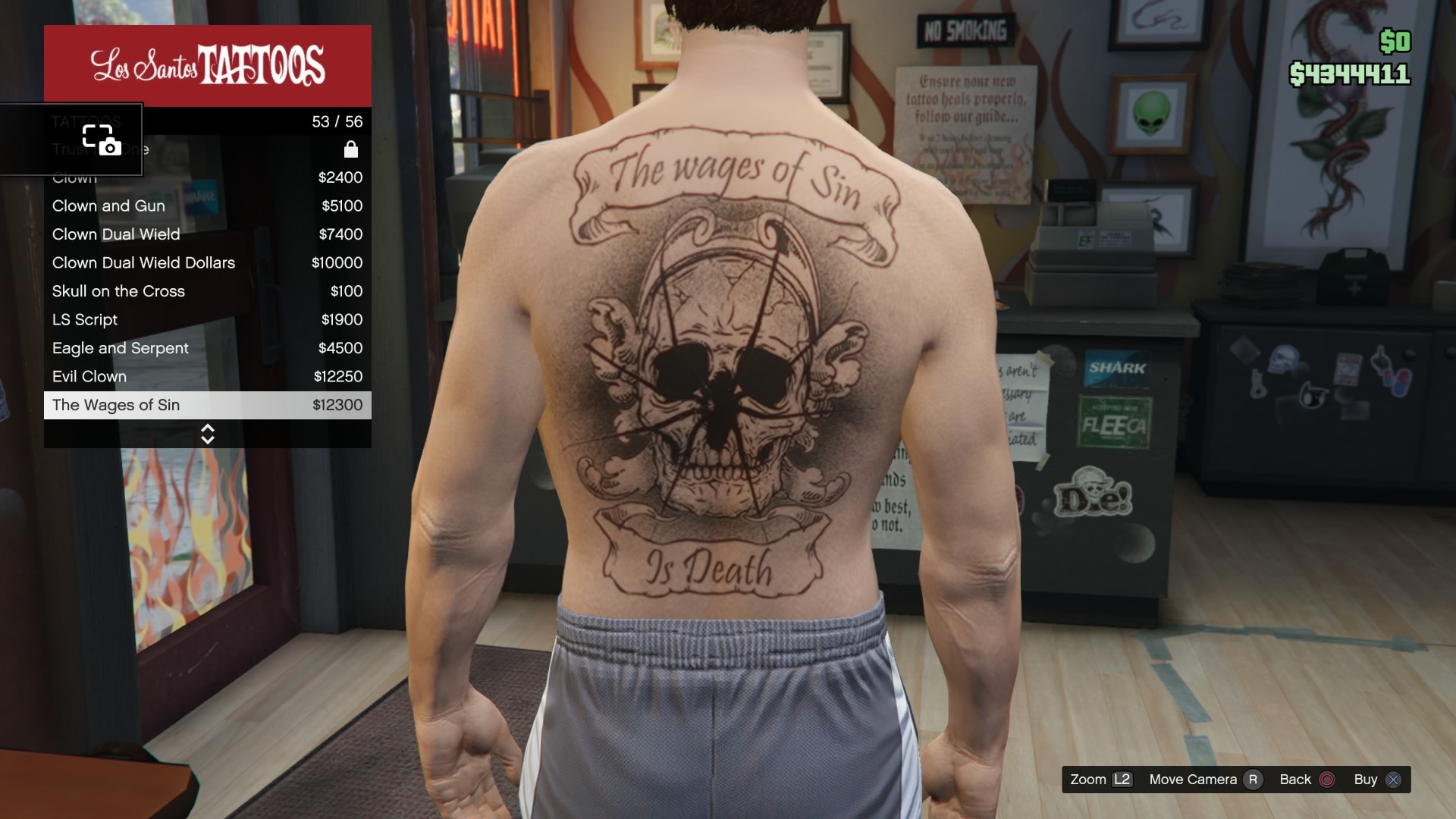 Татуировки в стиле GTA
