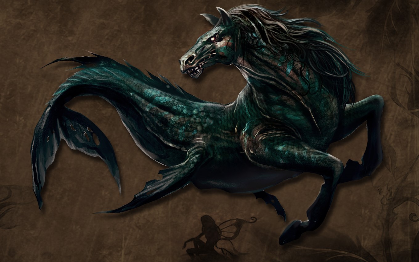 Келпи лошадь демон