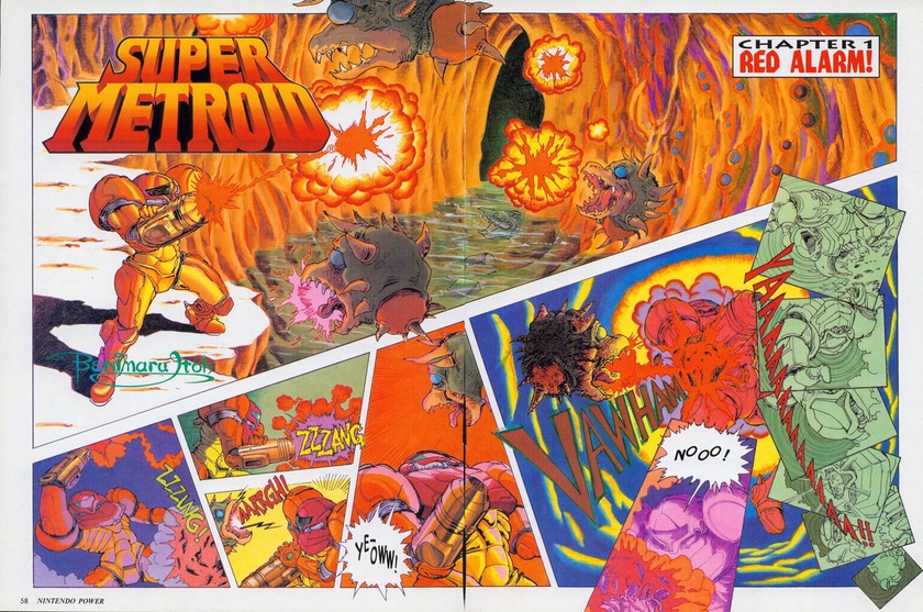 super metroid (nintendo power comic)