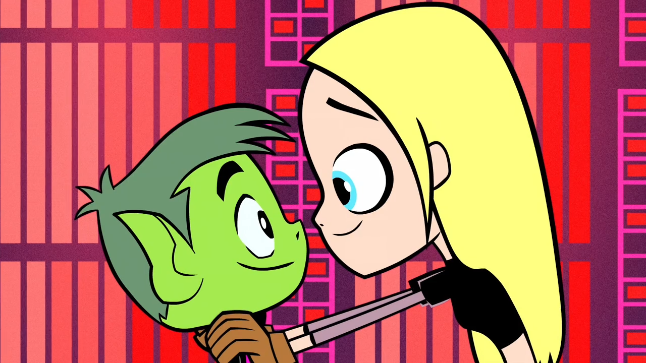 Teen Titans Terra And Beast Boy Comic