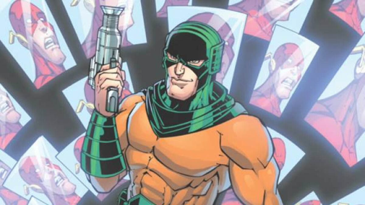 Mirror Master from The Flash comics holding Mirror gun