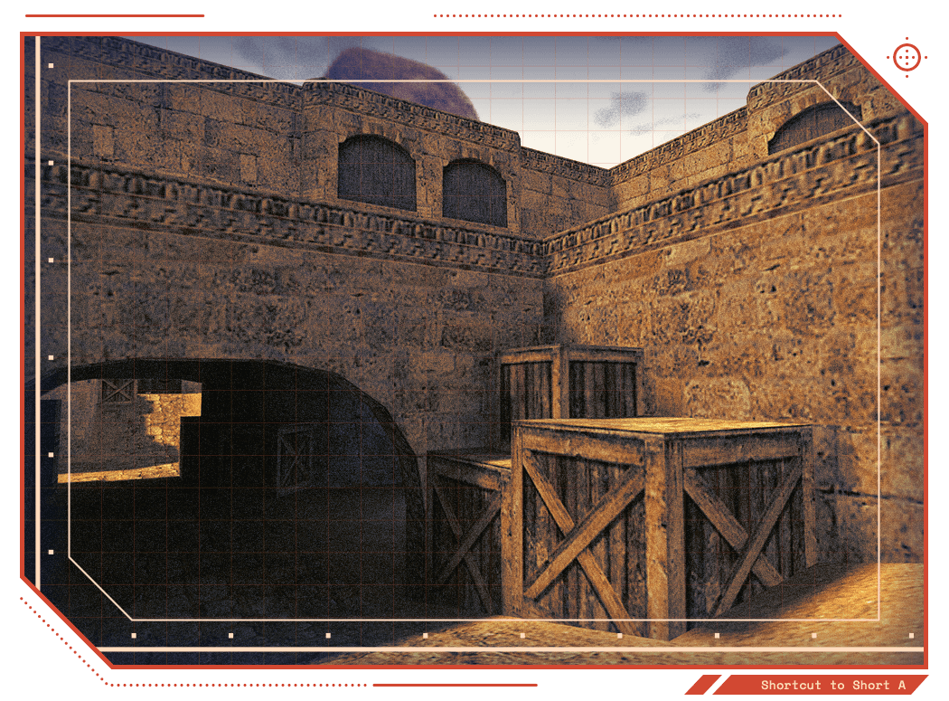 Counter-Strike Dust 2 CT spawn short A boost