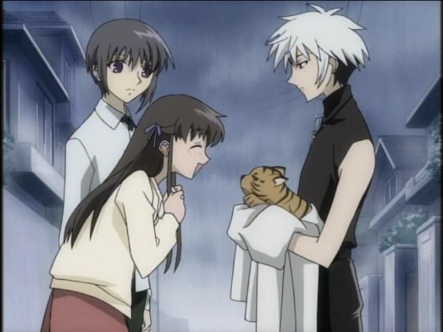 Fruits Basket - Yuki, Tohru, Kisa, and Hatsuharu