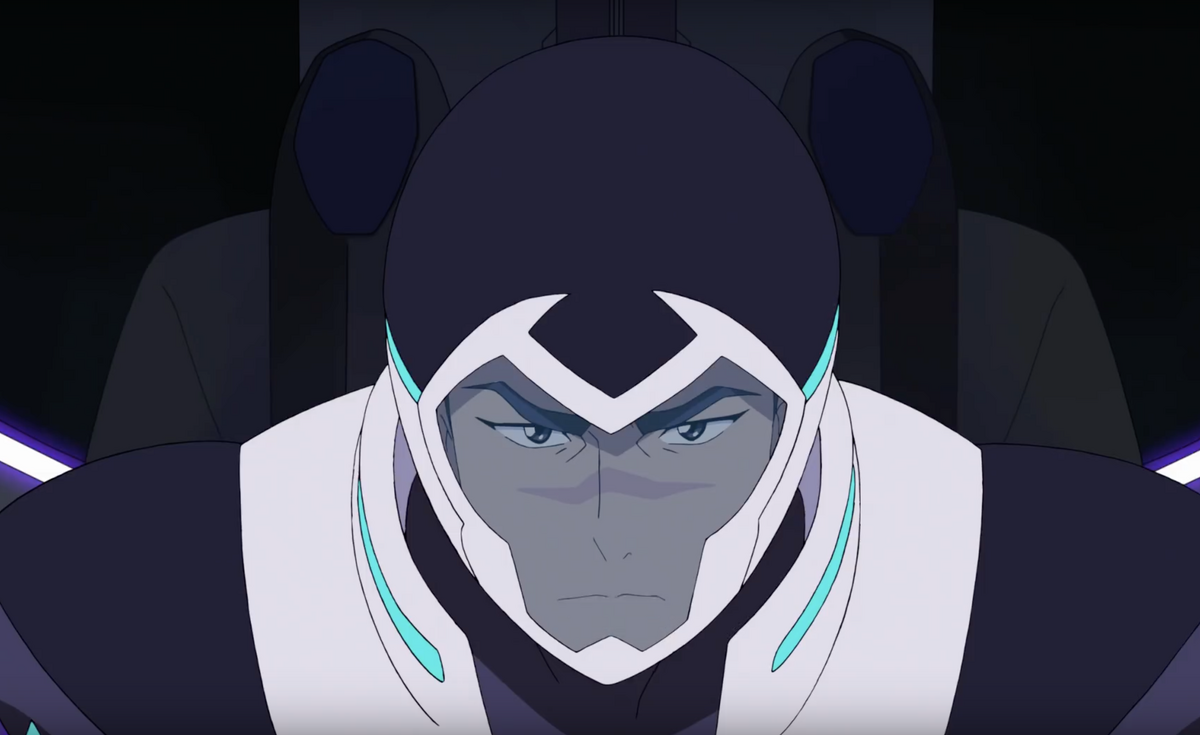 Shiro looking serious