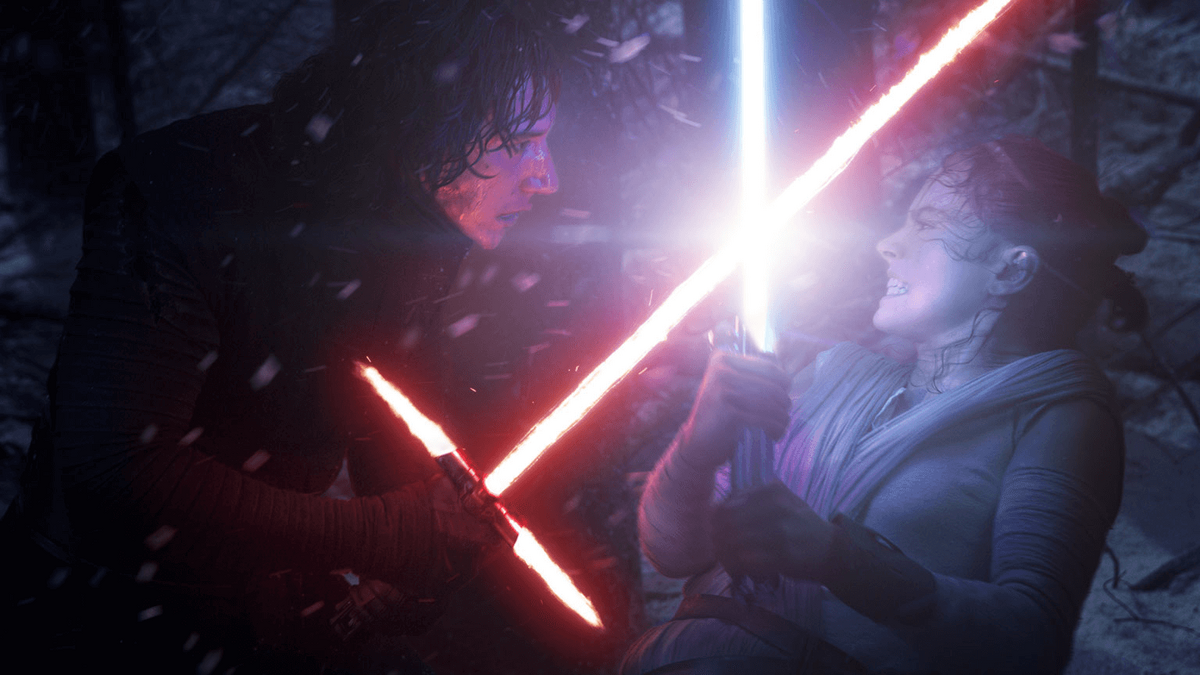 Rey Kylo fight Ep VII