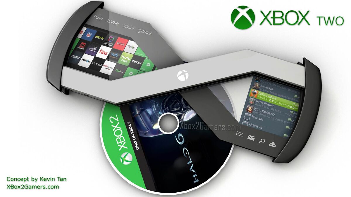 A fan's concept art for the next Xbox design.