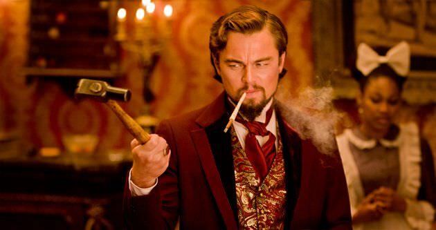 leonardo dicaprio in django unchained