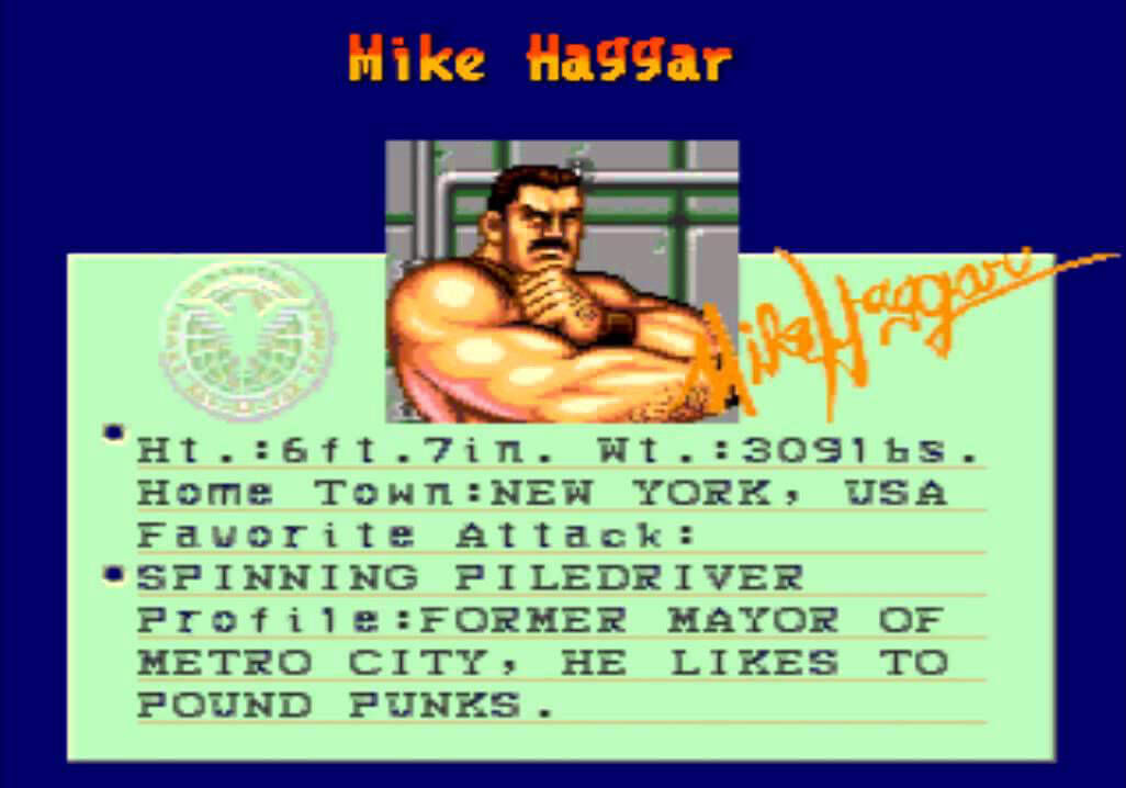 Mike Haggar Slam Masters