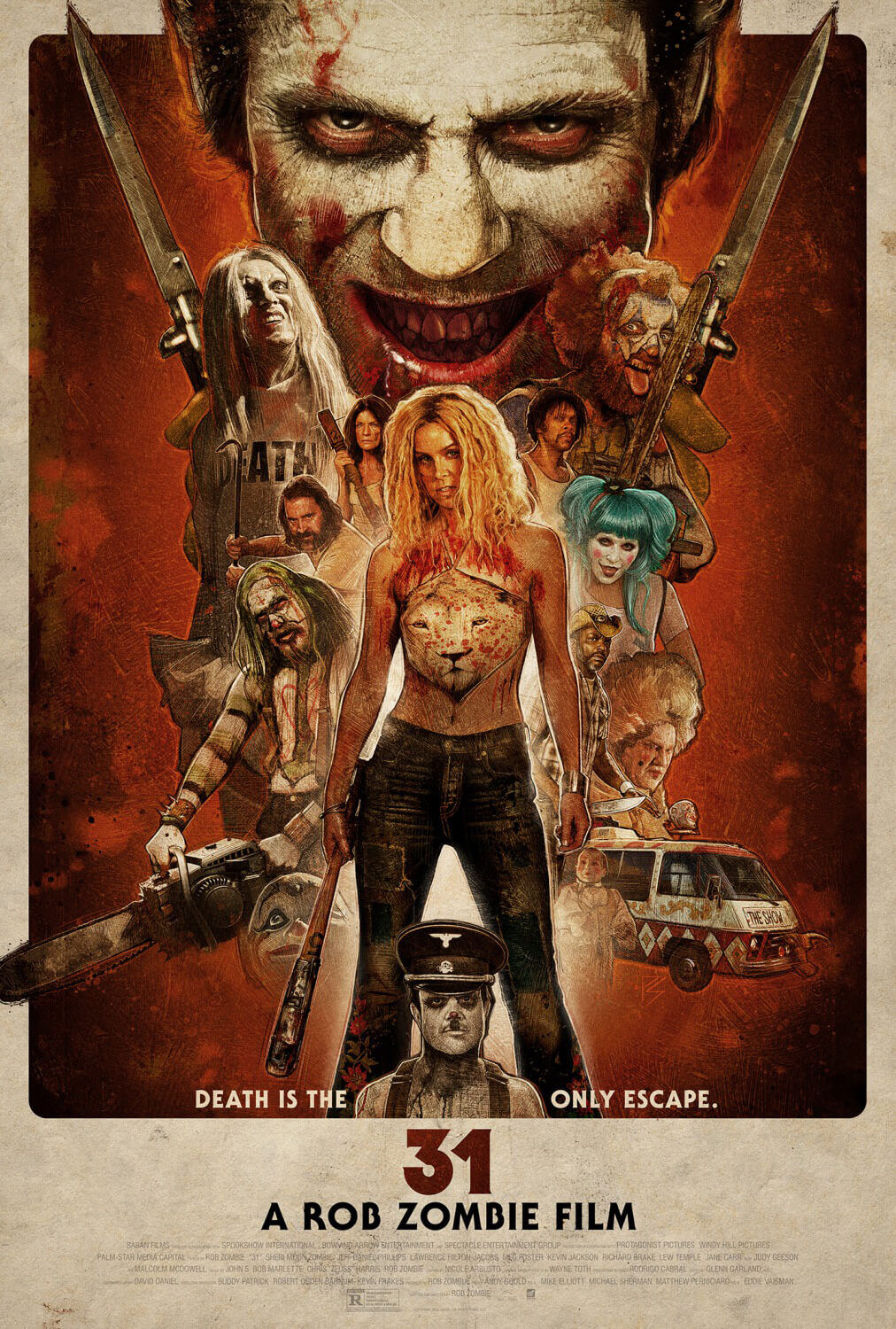 Rob Zombie 31 movie poster