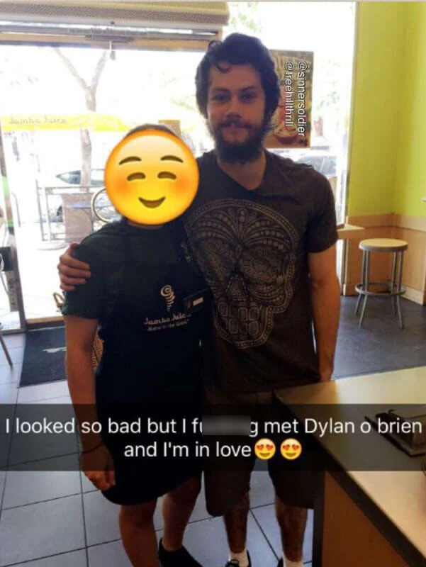 Fan Snaps First PostAccident Image of Dylan O’Brien FANDOM