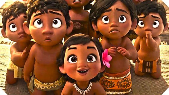 Moana and other kids listening to Gramma Tala&#039;s story