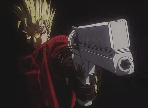 A shot from the opening of Trigun.