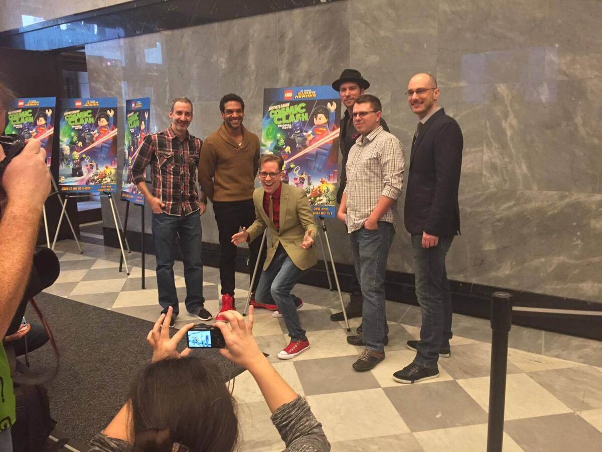 Red carpet screening of LEGO Justice League Cosmic Clash