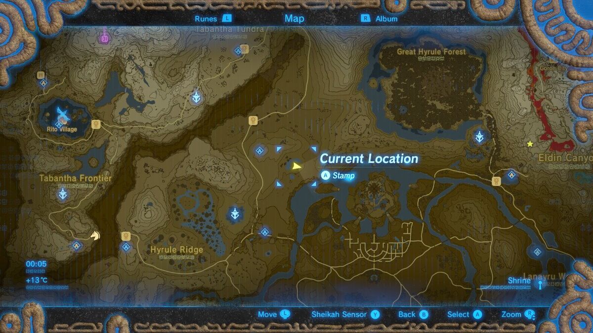 The Legend of Zelda Breath of the Wild Captured Memories locations