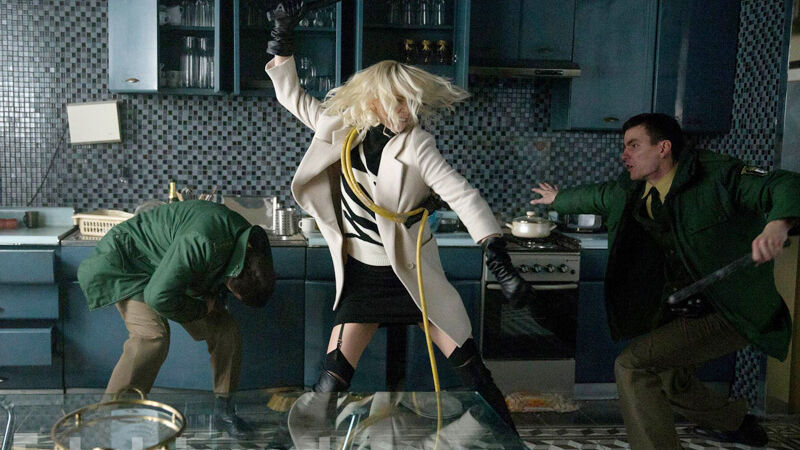 atomic blonde review charlize theron action fight scene