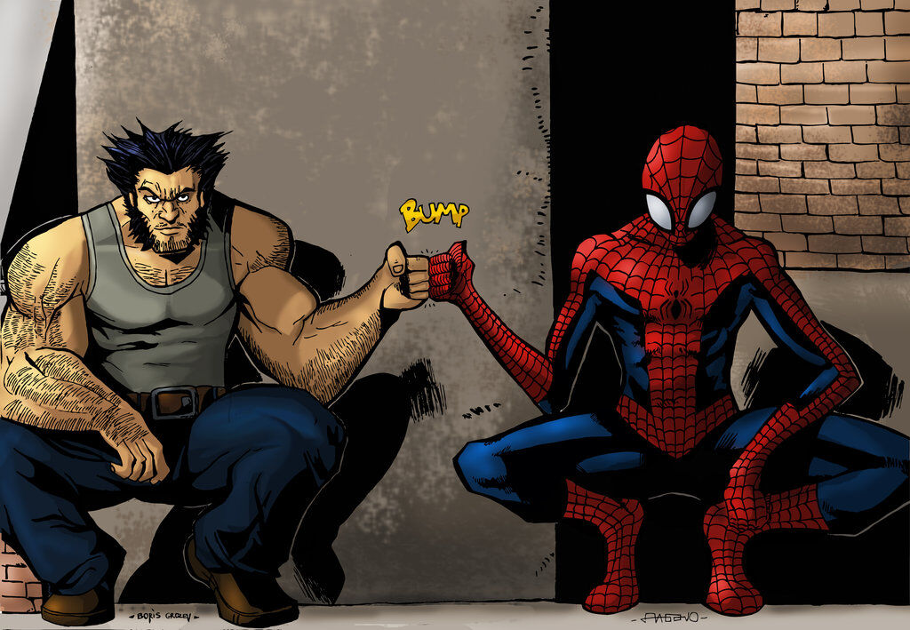 wolverine_and_spiderman_epic_bro_fist