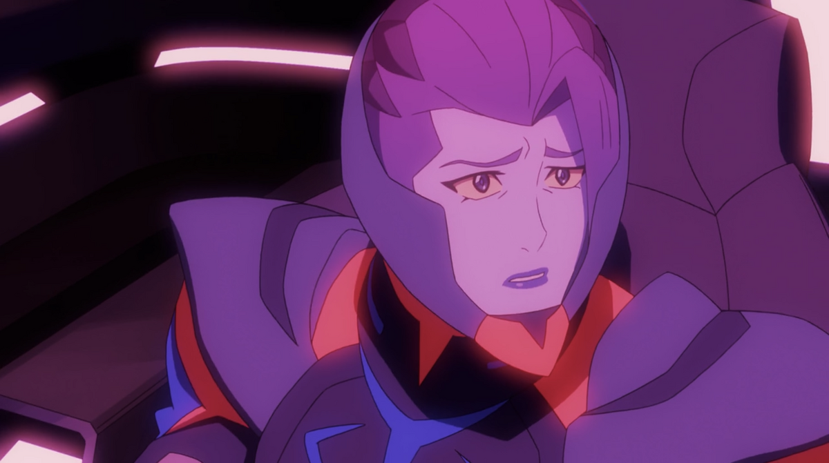 Even when Lotor went power-hungry, Acxa still pleaded with him.