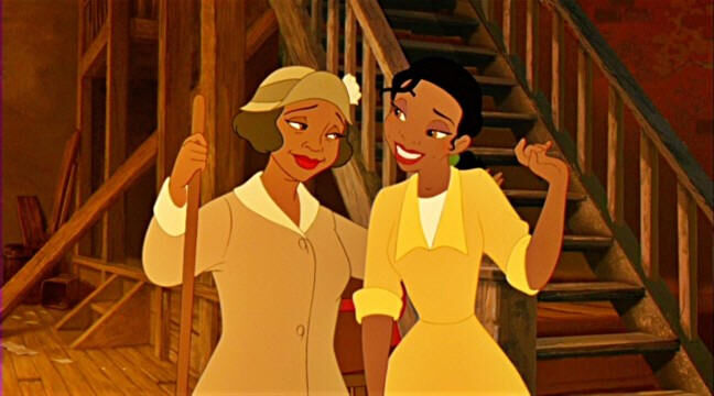 Eudora, Tiana's mom was supportive in Princess and the Frog