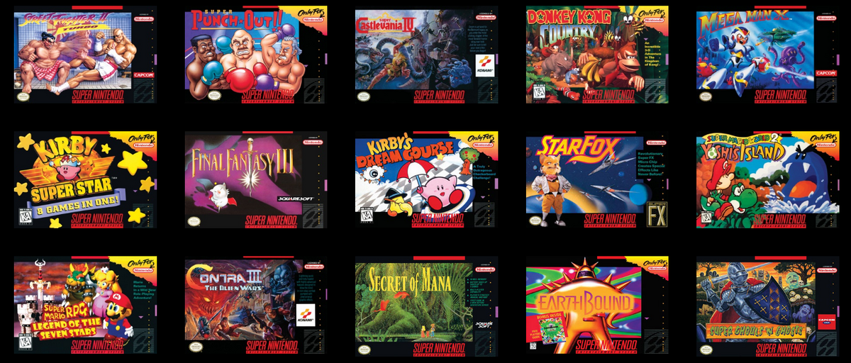 what games are on snes classic