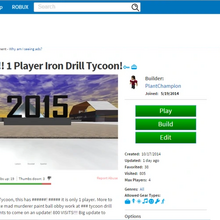 How To Play The Tycoon Tutorial 1 Player Iron Drill Tycoon