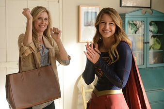 Helen Slater as Eliza Danvers, Melissa Benoist as Kara Danvers