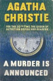 A Murder is Announced First Edition Cover 1950