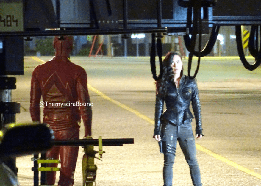 behind the scenes The Flash Jessica Camacho