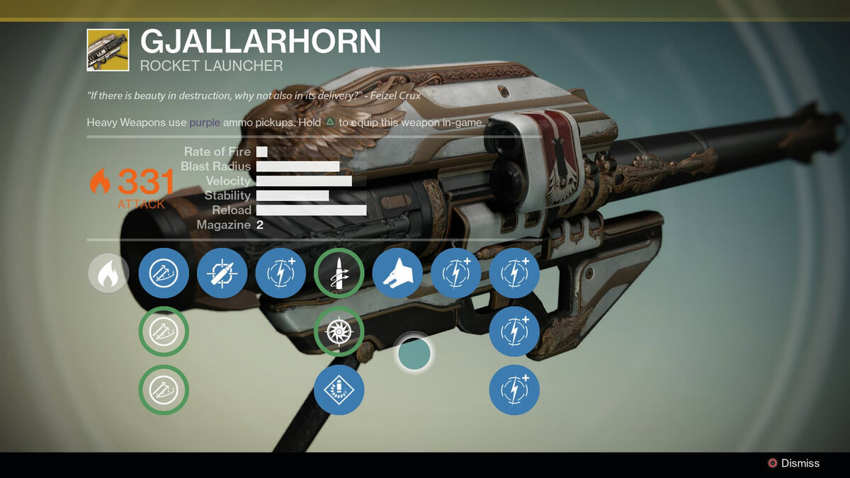 Gjallarhorn from Destiny Year 1