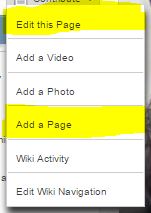 Edit menu