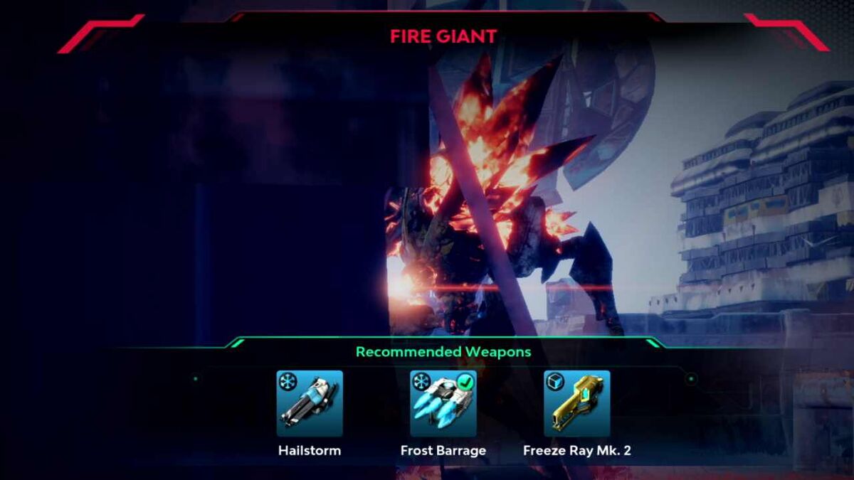 Fire giant frost weapons Starlink Battle for Atlas