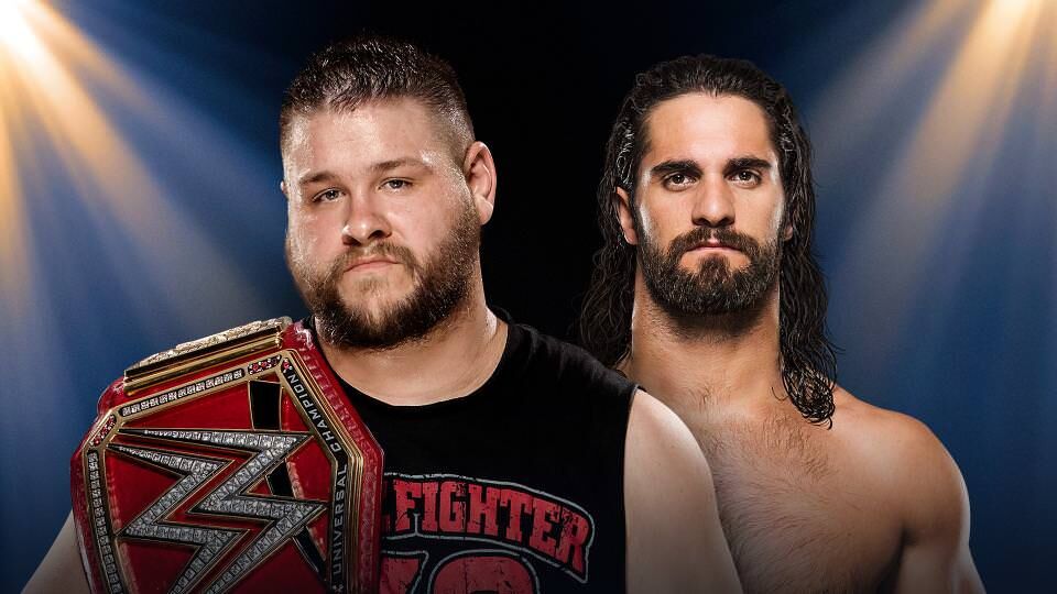 Kevin Owens and Seth Rollins face off at WWE Clash of Champions