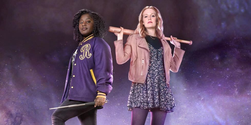 Susan Wokoma and Cara Theobold as Raquel and Amy in Crazyhead on Netflix