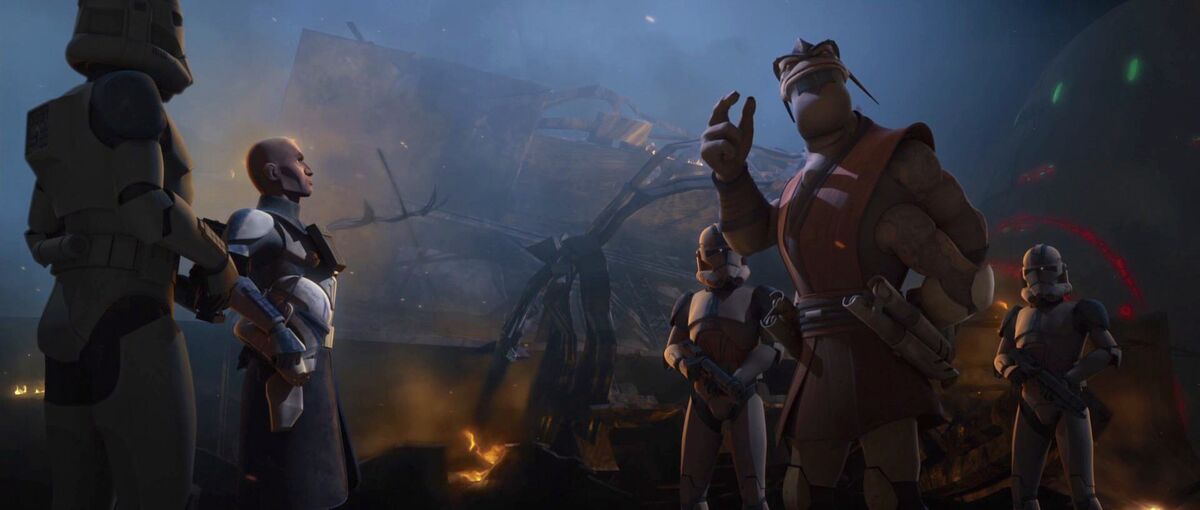 Star Wars: The Clone Wars, &quot;The General&quot;: Clone Captain Rex and Jedi General Pong Krell at the Battle of Umbara