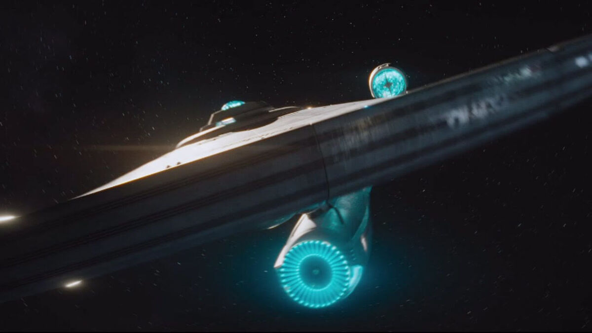 Star Trek Enterprise in space