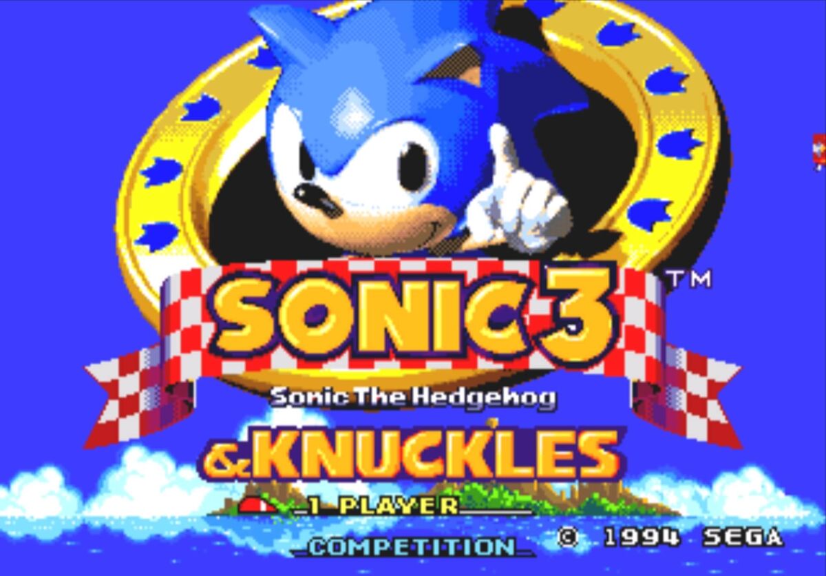 Sonic 3 &amp; Knuckles Title Screen