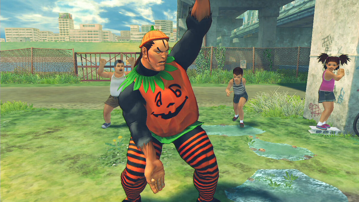 SFIV Dan Pumpkin Costume