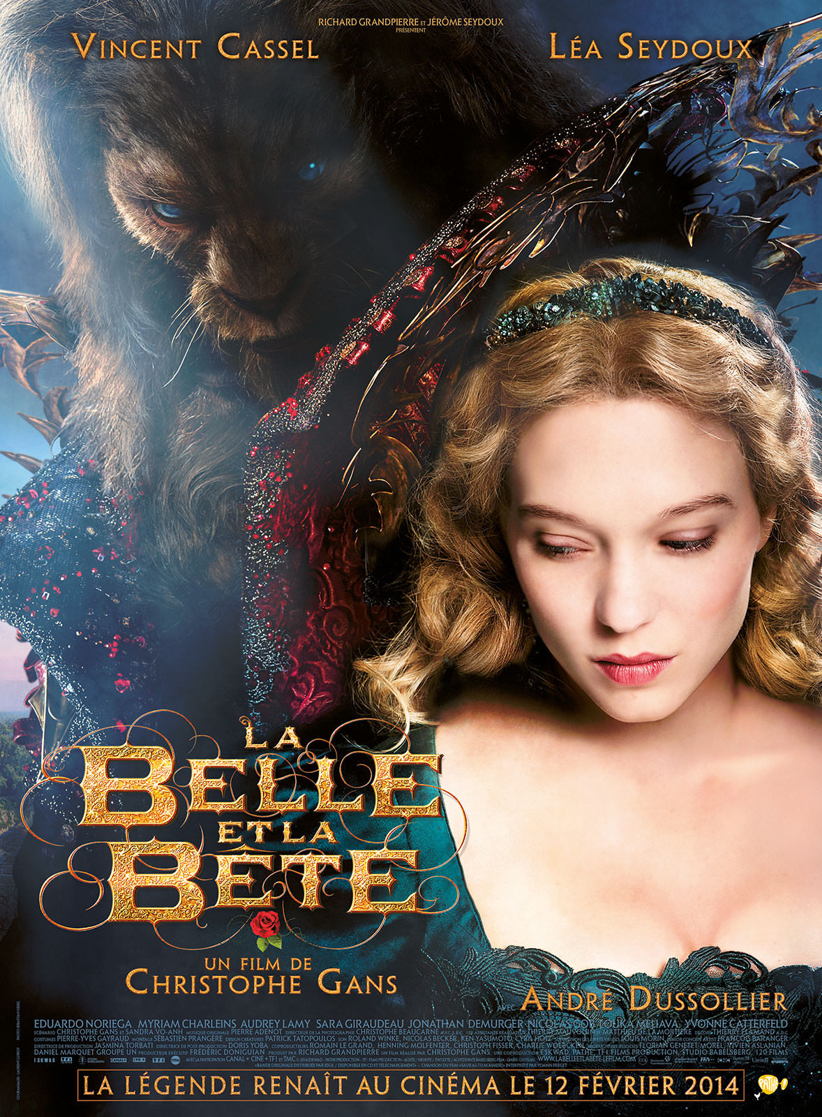 beauty and the beast film-poster-french-la-belle-et-la-bete