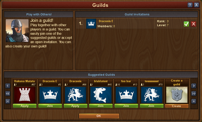Forge of Empires guild screenshot