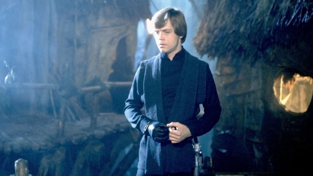 luke skywalker played by Mark Hamill in return of the jedi