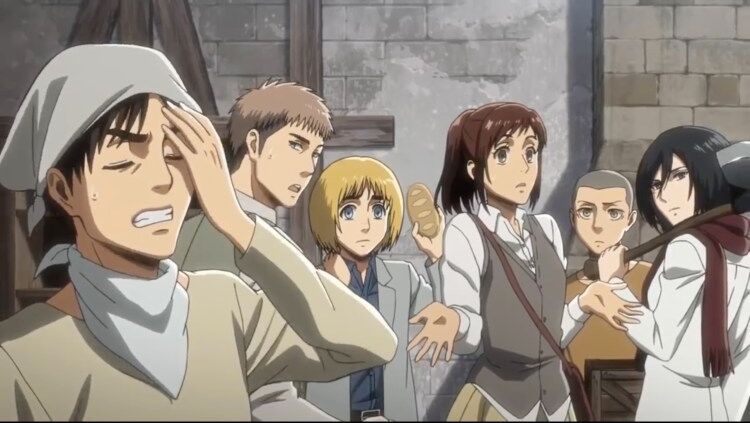 Attack on Titan cast cleaning (1)