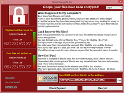 Wana Decrypt0r screenshot