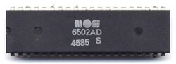 MOS 6502AD 4585 top