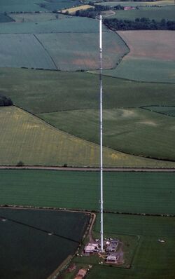Belmont TV Mast From The Air - geograph.org.uk - 625310
