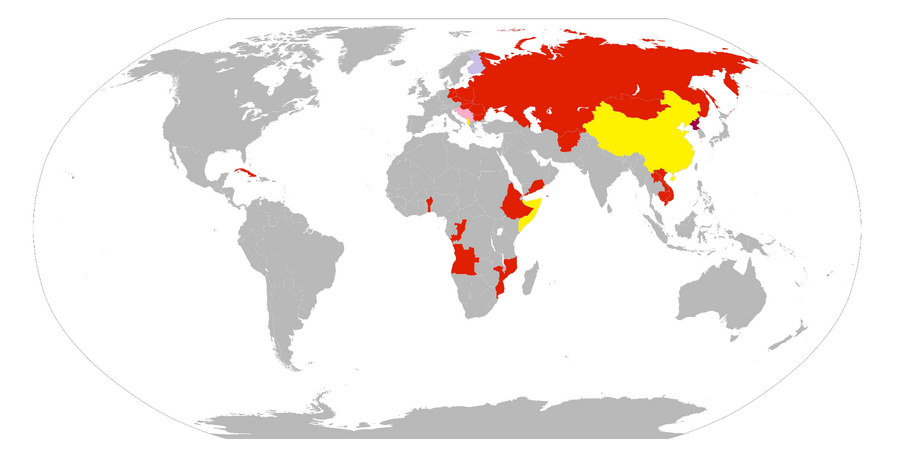 Sino-Soviet split 1980