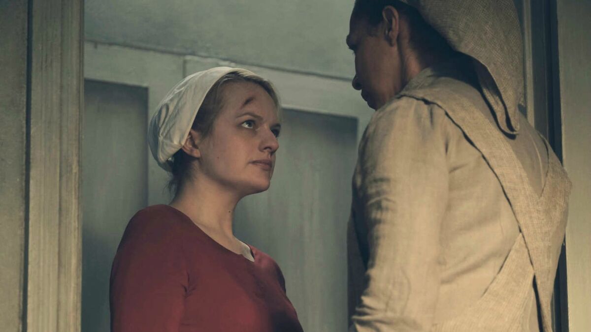 Offred and Rita in The Handmaid's Tale