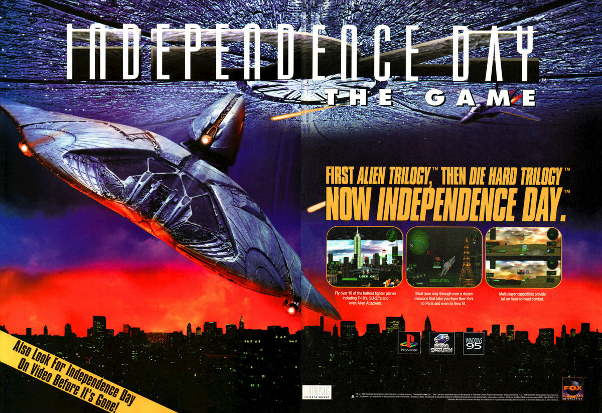 independence day game 20th fox