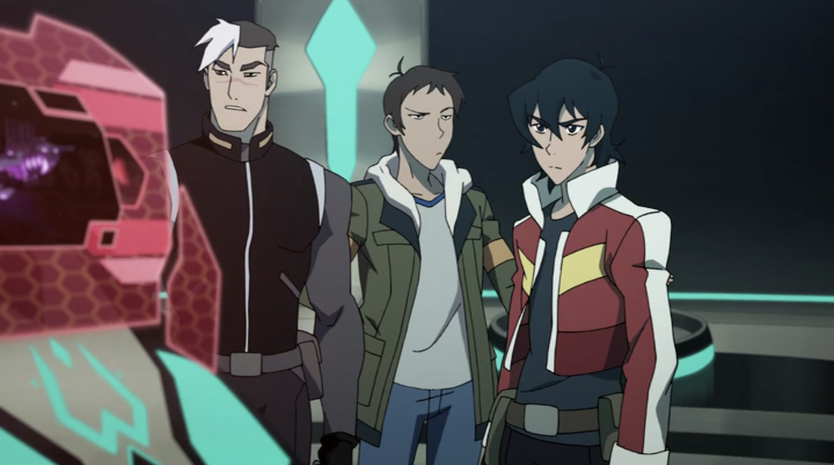 Shiro, Lance, and Keith